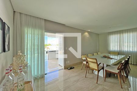 Sala de Jantar de apartamento à venda com 4 quartos, 402m² em Eldorado, Contagem