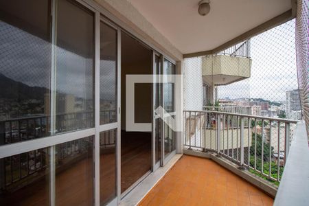 Varanda da Sala de apartamento para alugar com 3 quartos, 122m² em Andaraí, Rio de Janeiro