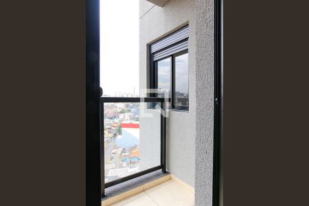 Varanda da Sala de apartamento à venda com 2 quartos, 50m² em Vila Curuca, Santo André