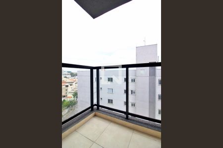 Varanda da Sala de apartamento à venda com 2 quartos, 48m² em Vila Curuca, Santo André