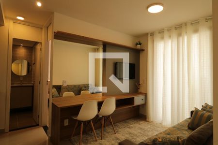 Sala de apartamento à venda com 2 quartos, 45m² em Vila Valparaíso, Santo André