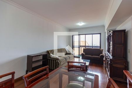 Sala de apartamento à venda com 3 quartos, 110m² em Vila Valparaiso, Santo André