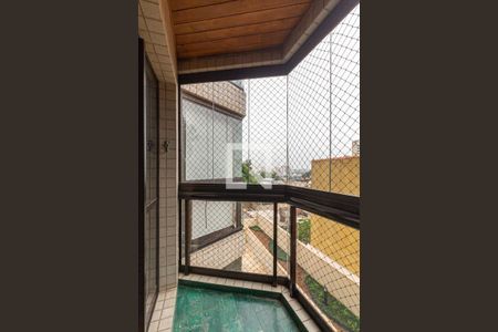 Varanda da Sala de apartamento à venda com 3 quartos, 110m² em Vila Valparaiso, Santo André