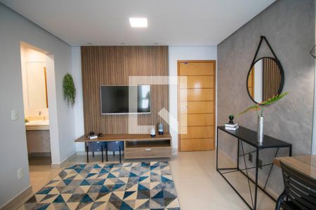 Sala de apartamento para alugar com 1 quarto, 49m² em Setor Marista, Goiânia