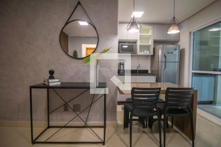 Sala de apartamento para alugar com 1 quarto, 49m² em Setor Marista, Goiânia