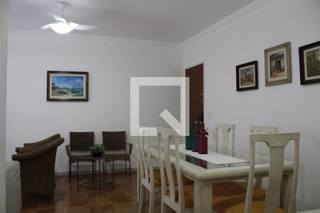 Sala de apartamento para alugar com 2 quartos, 65m² em Jardim Três Marias, Guarujá