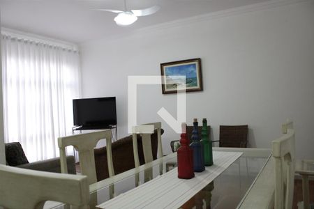 Sala de apartamento para alugar com 2 quartos, 65m² em Jardim Três Marias, Guarujá