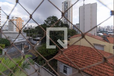 Sacada da Sala - Vista de apartamento à venda com 3 quartos, 109m² em Vila Gumercindo, São Paulo