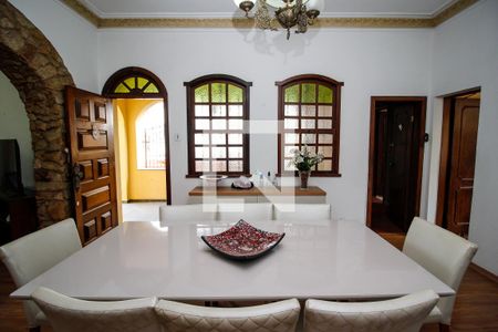Sala de Jantar de casa à venda com 6 quartos, 347m² em Sagrada Família, Belo Horizonte