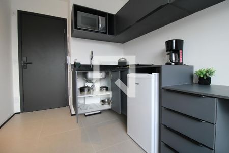 Suíte - Cozinha de kitnet/studio para alugar com 1 quarto, 18m² em Perdizes, São Paulo