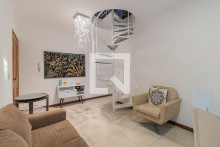 Sala de apartamento à venda com 3 quartos, 138m² em Jardim Botânico, Porto Alegre