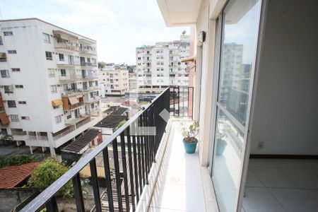 Varanda da Sala de apartamento à venda com 2 quartos, 67m² em Pechincha, Rio de Janeiro