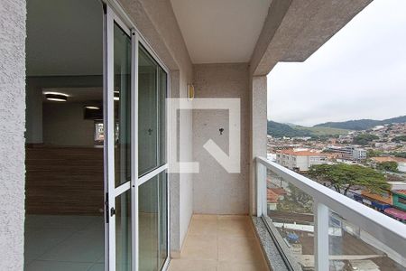 Varanda da Sala de apartamento para alugar com 2 quartos, 62m² em Tremembé, São Paulo