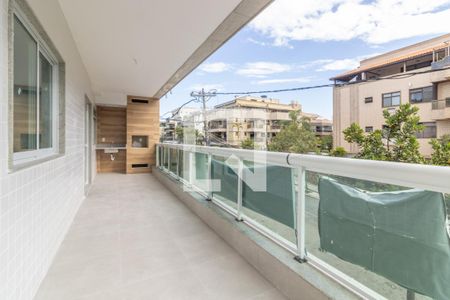 Varanda de apartamento à venda com 3 quartos, 110m² em Recreio dos Bandeirantes, Rio de Janeiro