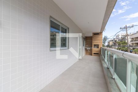 Varanda de apartamento à venda com 3 quartos, 110m² em Recreio dos Bandeirantes, Rio de Janeiro