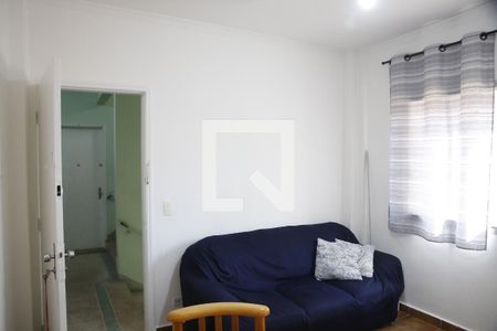 Sala de apartamento para alugar com 1 quarto, 50m² em Canto do Forte, Praia Grande