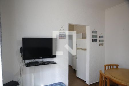 Sala de apartamento para alugar com 1 quarto, 50m² em Canto do Forte, Praia Grande