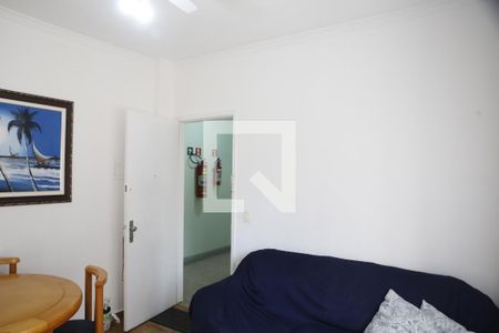 Sala de apartamento para alugar com 1 quarto, 50m² em Canto do Forte, Praia Grande