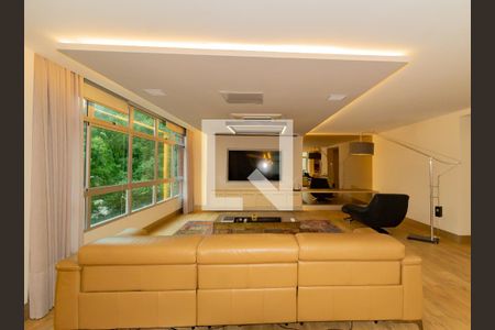 Sala  de apartamento à venda com 3 quartos, 260m² em Leblon, Rio de Janeiro