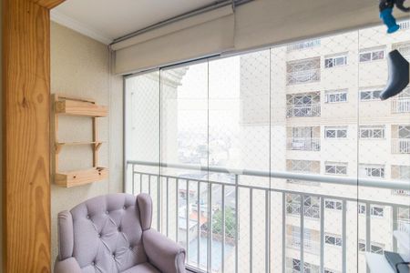 Varanda de apartamento à venda com 2 quartos, 52m² em Utinga, Santo André
