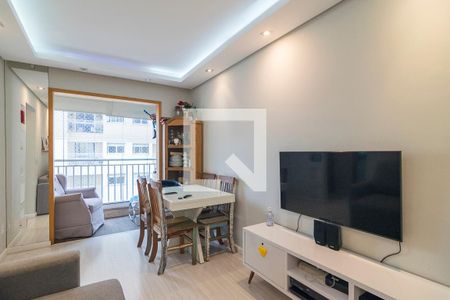 Sala de apartamento à venda com 2 quartos, 52m² em Utinga, Santo André