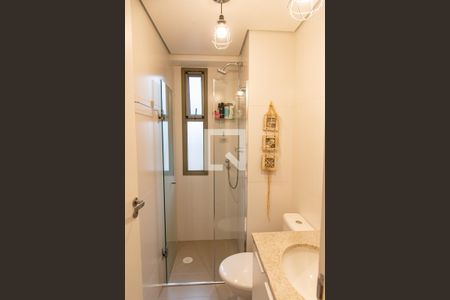 Banheiro da suíte de apartamento à venda com 2 quartos, 50m² em Jardim da Glória, São Paulo