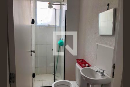 Banheiro de apartamento para alugar com 2 quartos, 48m² em Usina Piratininga, São Paulo