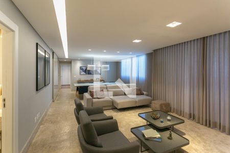 Sala de apartamento à venda com 4 quartos, 197m² em Anchieta, Belo Horizonte