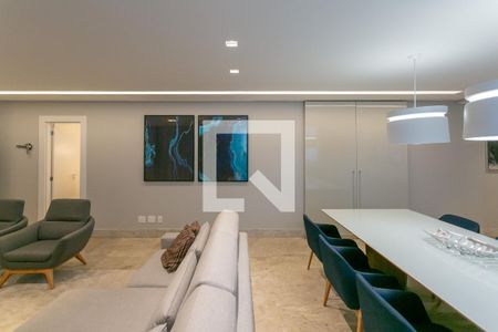 Sala de apartamento à venda com 4 quartos, 197m² em Anchieta, Belo Horizonte