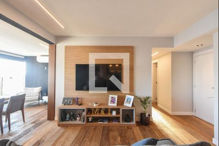 Sala de Estar  de apartamento à venda com 3 quartos, 110m² em Brooklin Novo, São Paulo