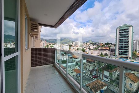 Varanda da Sala de apartamento à venda com 3 quartos, 76m² em Méier, Rio de Janeiro