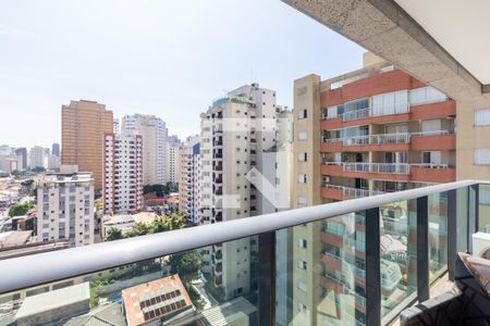 Varanda de kitnet/studio à venda com 1 quarto, 40m² em Vila Nova Conceição, São Paulo