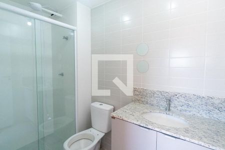Banheiro da Suíte de apartamento à venda com 1 quarto, 35m² em Vila Guarani, São Paulo