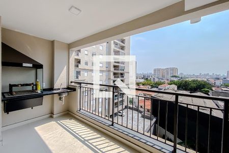 Varanda  de apartamento à venda com 3 quartos, 69m² em Pari, São Paulo