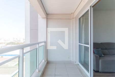 Varanda da Sala de apartamento para alugar com 1 quarto, 49m² em Vila Mogilar, Mogi das Cruzes