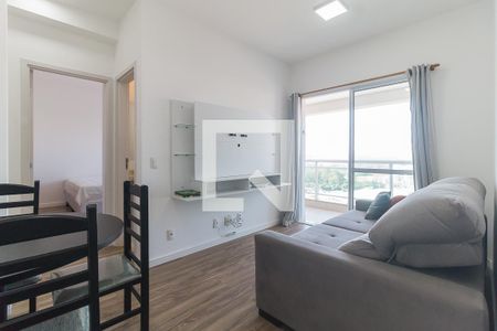 Sala/Sala de Jantar de apartamento para alugar com 1 quarto, 49m² em Vila Mogilar, Mogi das Cruzes