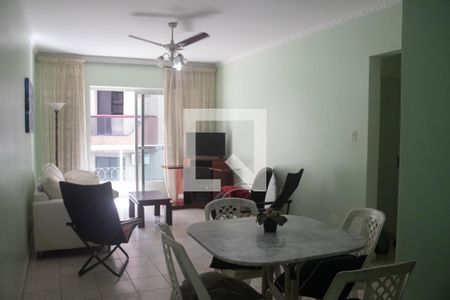 Sala de apartamento para alugar com 2 quartos, 100m² em Guilhermina, Praia Grande