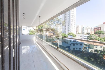 Varanda da Sala 1 de apartamento para alugar com 5 quartos, 400m² em Serra, Belo Horizonte