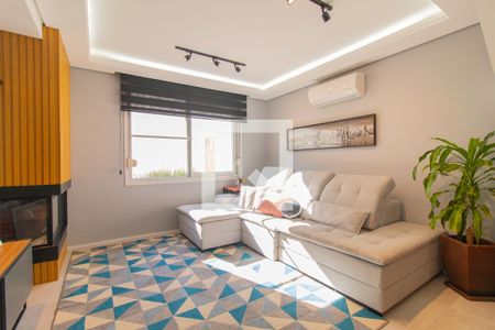 Sala de casa de condomínio à venda com 3 quartos, 150m² em Nonoai, Porto Alegre
