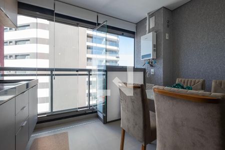 Varanda de apartamento para alugar com 1 quarto, 30m² em Pinheiros, São Paulo