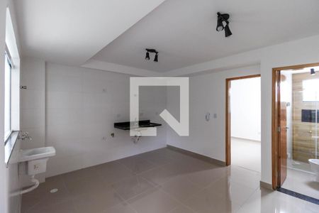 Sala/Cozinha de apartamento à venda com 1 quarto, 33m² em Vila Prudente, São Paulo