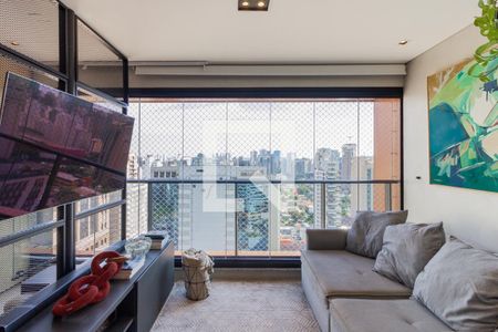 Sala de apartamento para alugar com 1 quarto, 52m² em Itaim Bibi, São Paulo