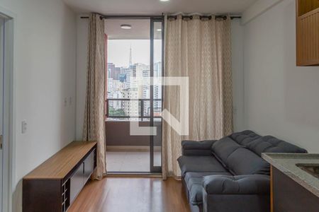 Sala de apartamento para alugar com 1 quarto, 33m² em Consolação, São Paulo