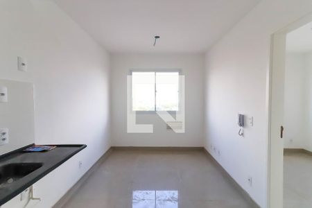 Sala e Cozinha de apartamento para alugar com 1 quarto, 24m² em Vila Nova das Belezas, São Paulo