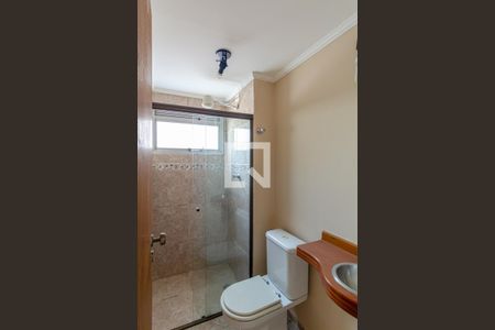Banheiro de kitnet/studio para alugar com 1 quarto, 38m² em Santa Cecília, São Paulo