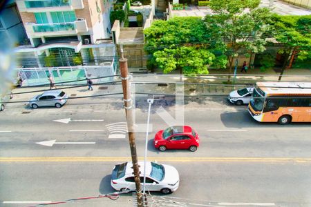 Sala vista de apartamento à venda com 2 quartos, 63m² em Jardim Botânico, Rio de Janeiro