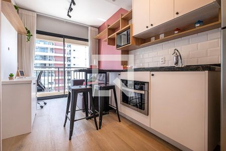 Sala/Cozinha de apartamento para alugar com 1 quarto, 30m² em Sumaré, São Paulo