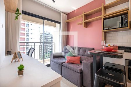 Sala/Cozinha de apartamento para alugar com 1 quarto, 30m² em Sumaré, São Paulo