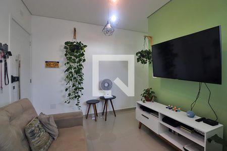 Sala de apartamento para alugar com 2 quartos, 47m² em Jardim Santo Antônio, Santo André