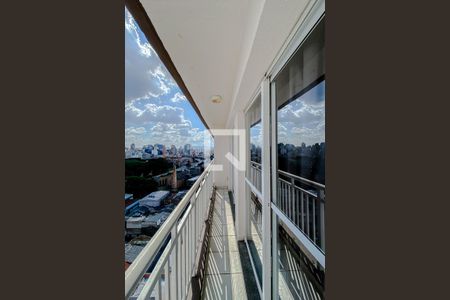 Varanda da Sala de apartamento à venda com 1 quarto, 26m² em Brás, São Paulo
